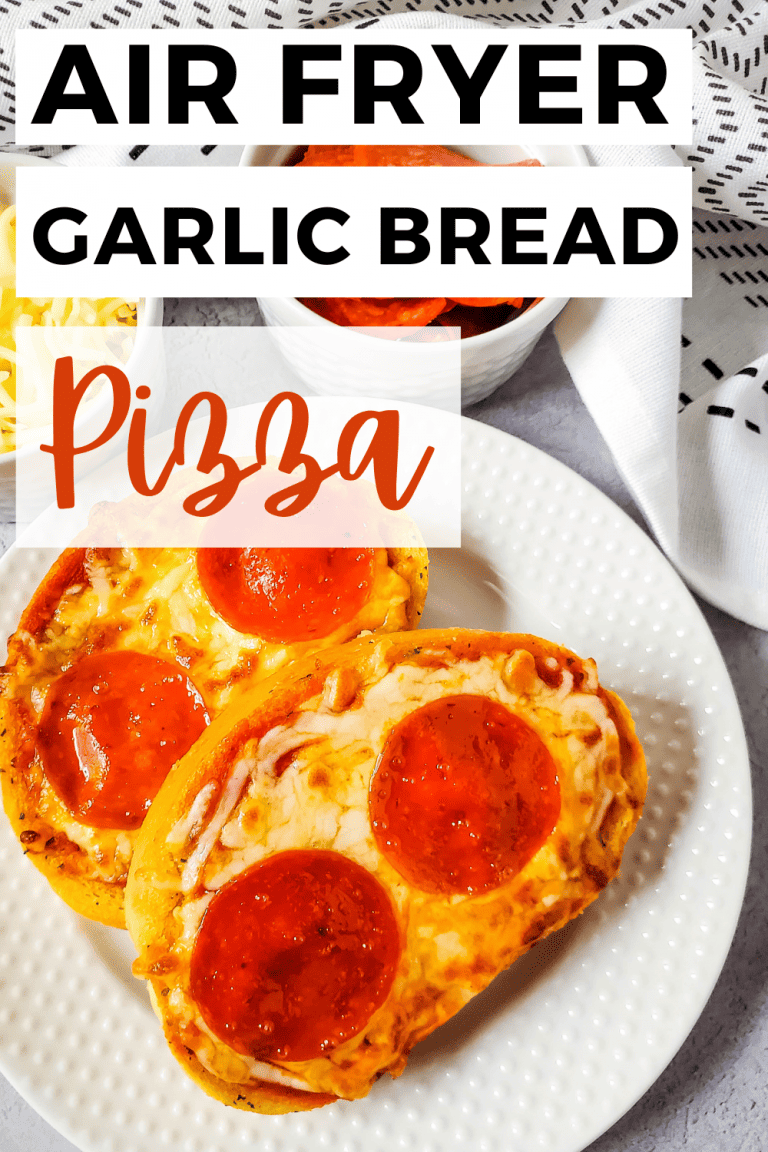 Air Fryer Garlic Bread Pizza A Crazy Family