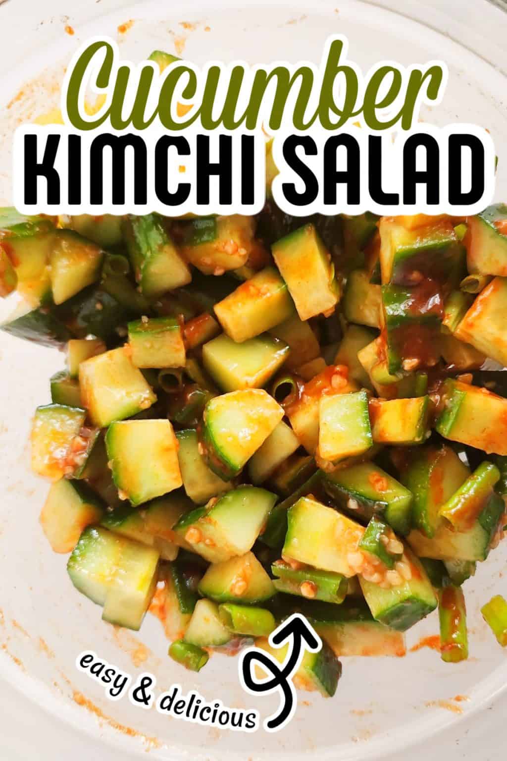 Cucumber Kimchi Salad A Crazy Family