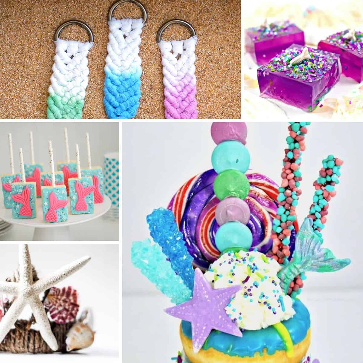 28 Gorgeous Mermaid Snacks and Crafts