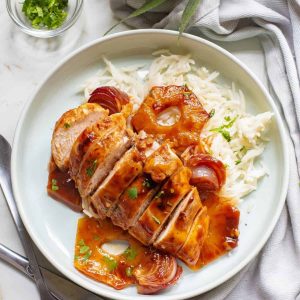 BBQ Chicken with Pineapple featured