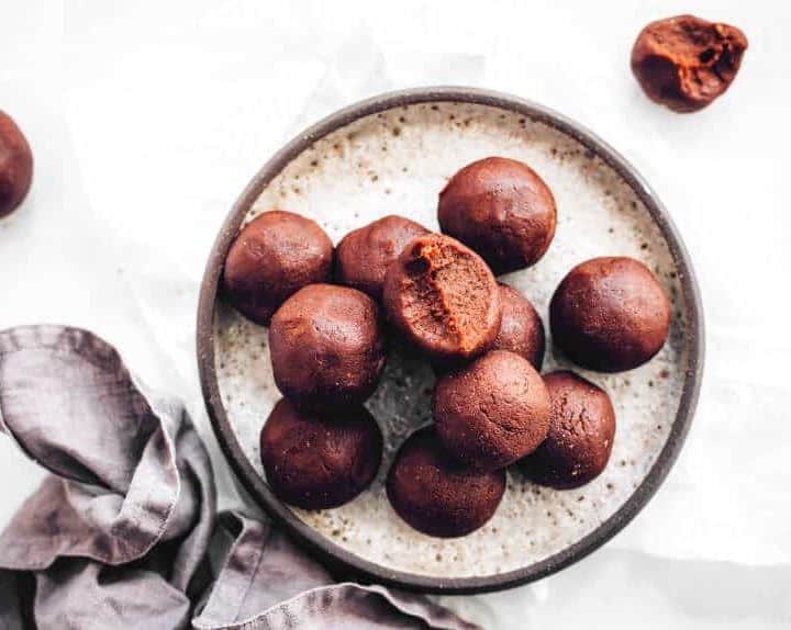 Peanut Butter Bliss Balls by Nutriciously Featured Image