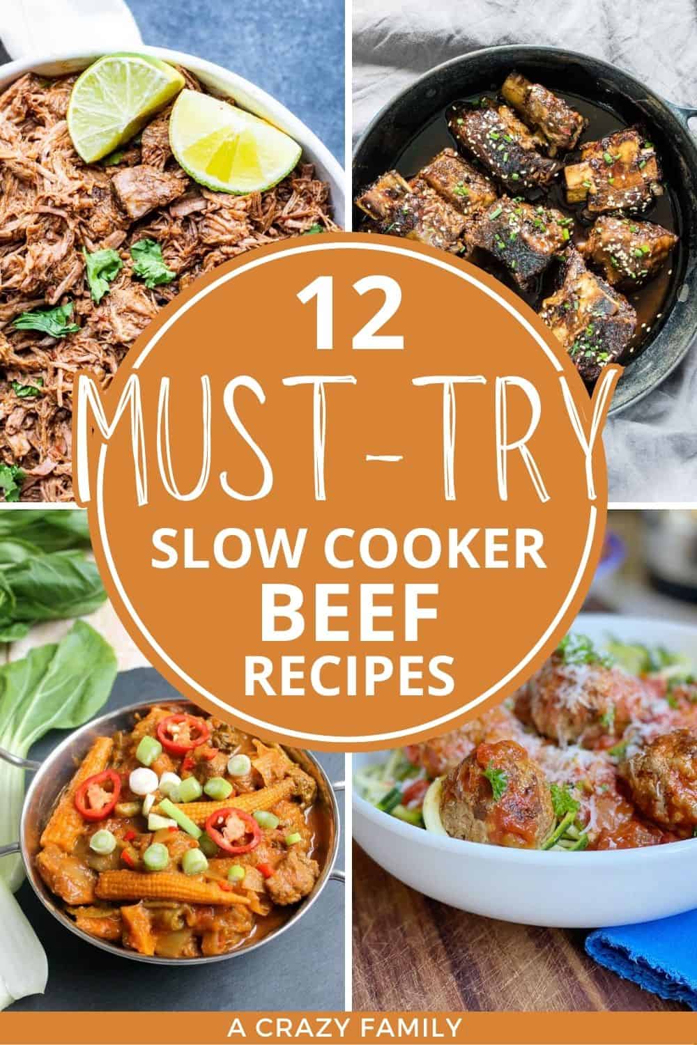 beef slow cooker recipes pin