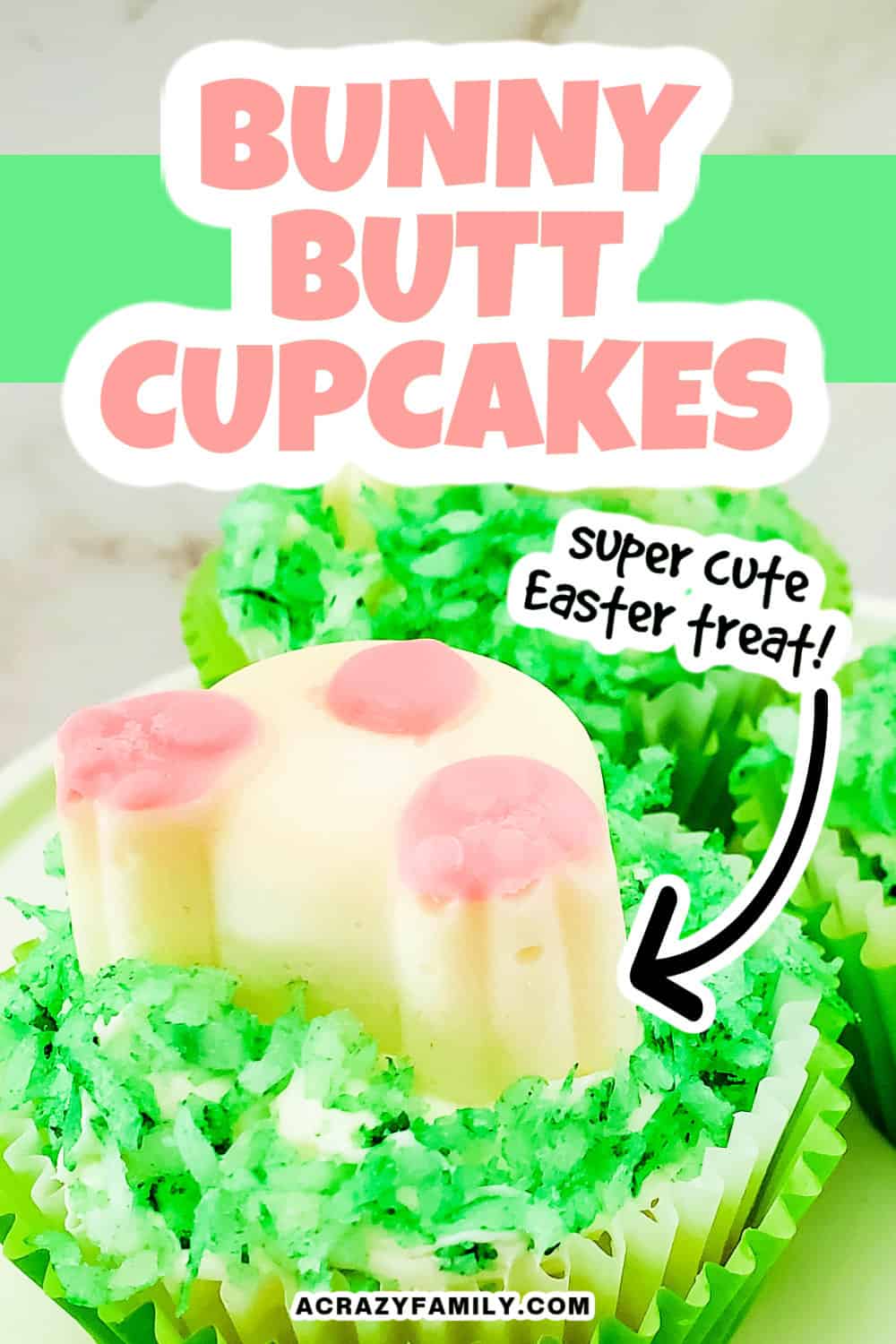 bunny butt cupcakes