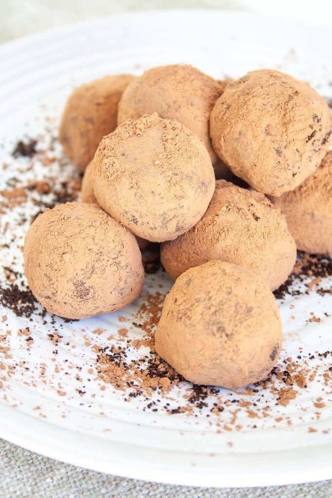 chocolate coffee truffles