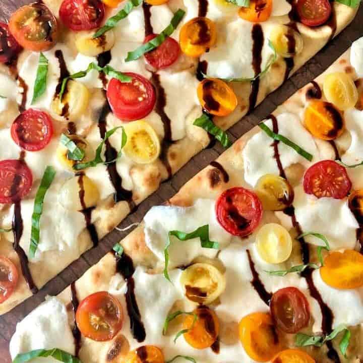 Caprese pizza 1