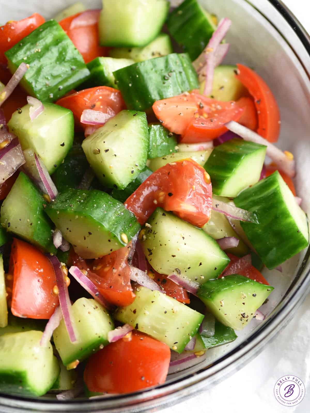 Cucumber Tomato Salad blog 2