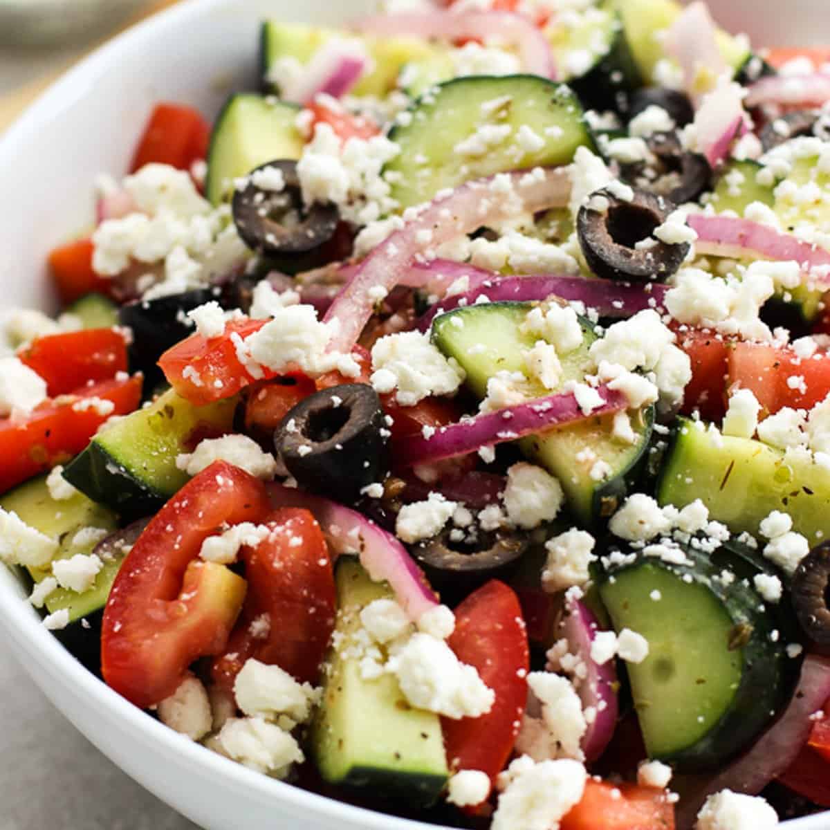 Greek Cucumber Salad Sq Pic
