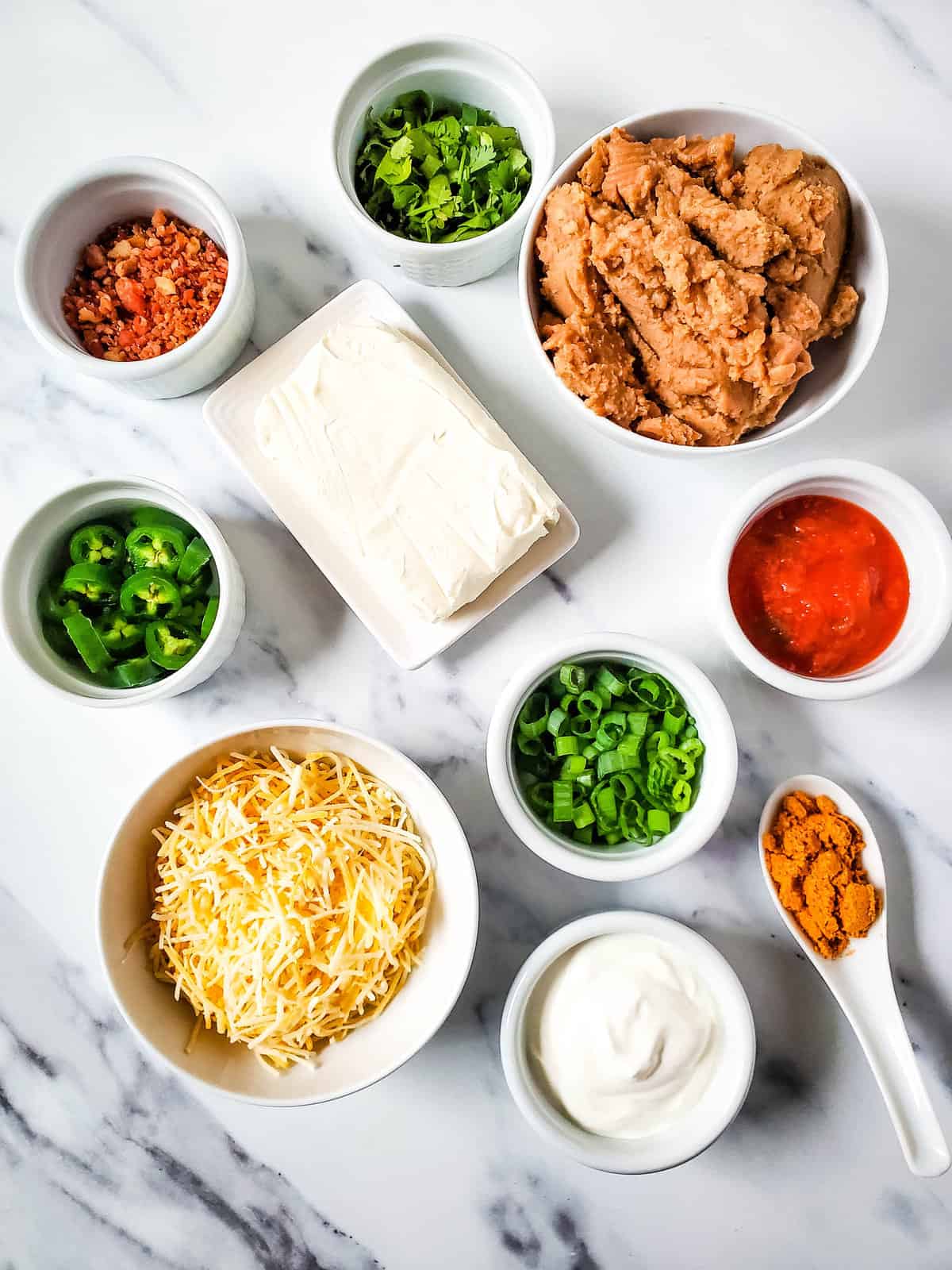 Cheesy Bacon and Bean Dip A Crazy Family