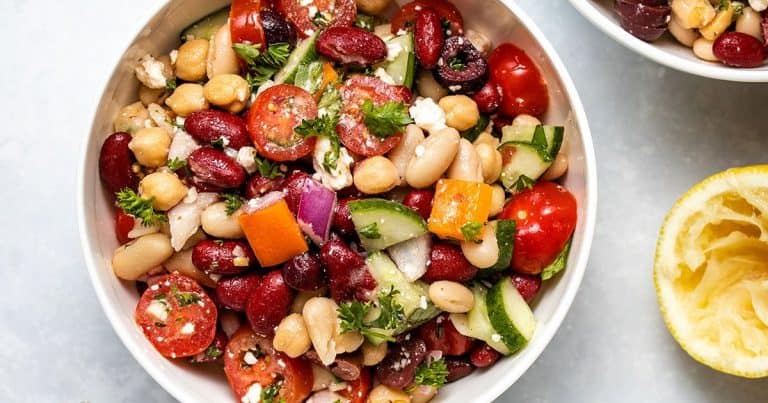 Mediterranean Bean Salad FB