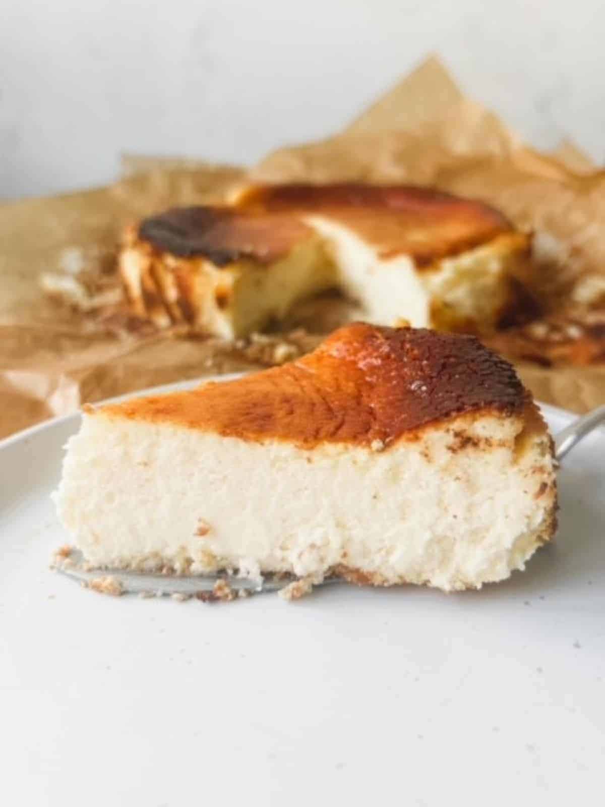 San Sebastian Cheesecake Burnt Basque cheesecake 3