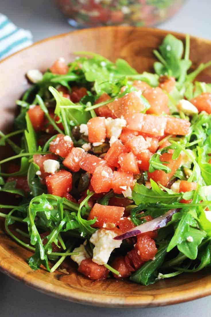 Watermelon Arugula Salad 2