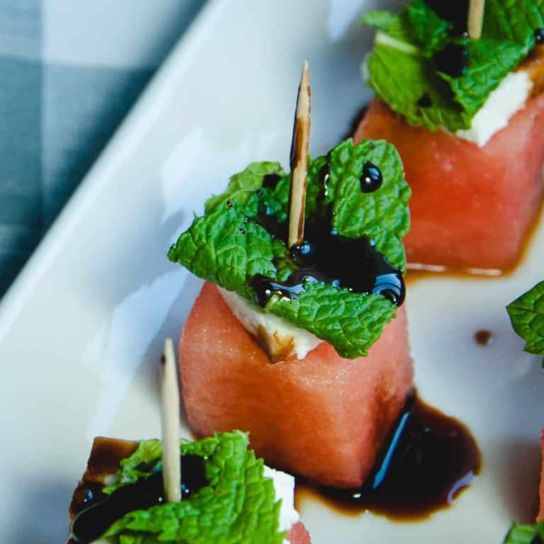Watermelon Feta Mint Skewers with Balsamic Glaze 25 Blog Featured Image 3