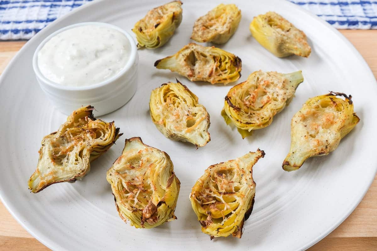 artichoke hearts in air fryer
