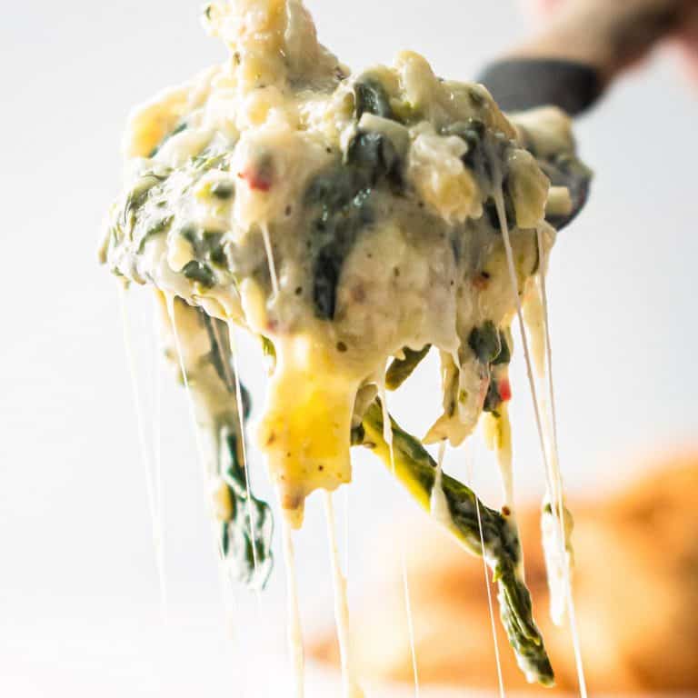 fg healthy spinach artichoke dip