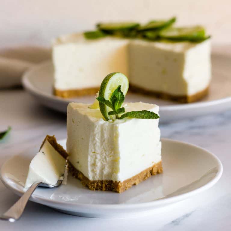 mojito cheesecake square