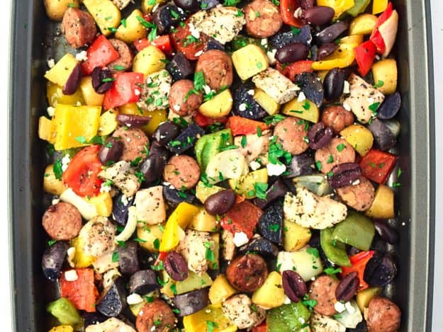 sheet pan mediterranean chicken2