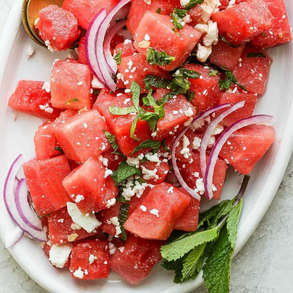 watermelon feta salad 1