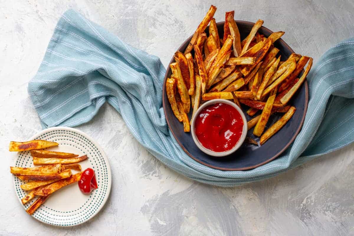 white sweet potato fries small 6
