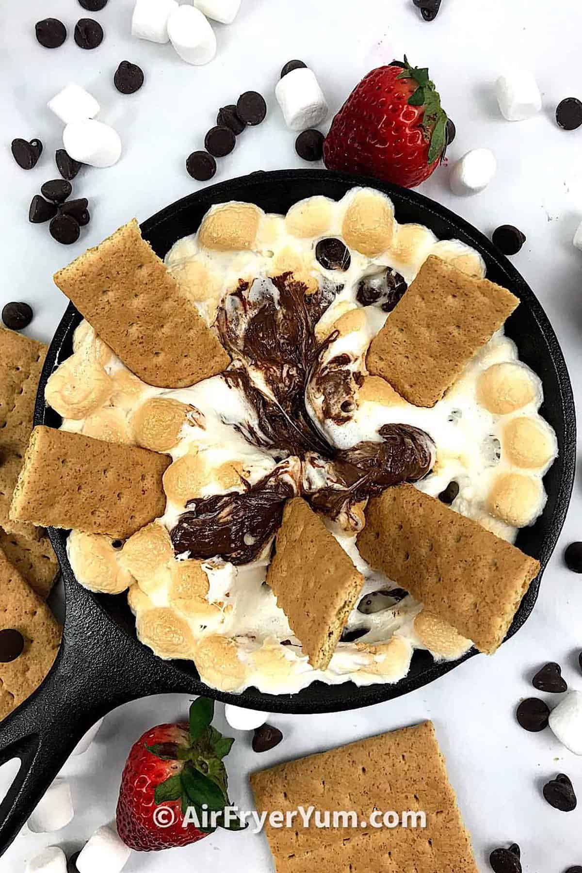 10. Air Fryer Smores Dip _