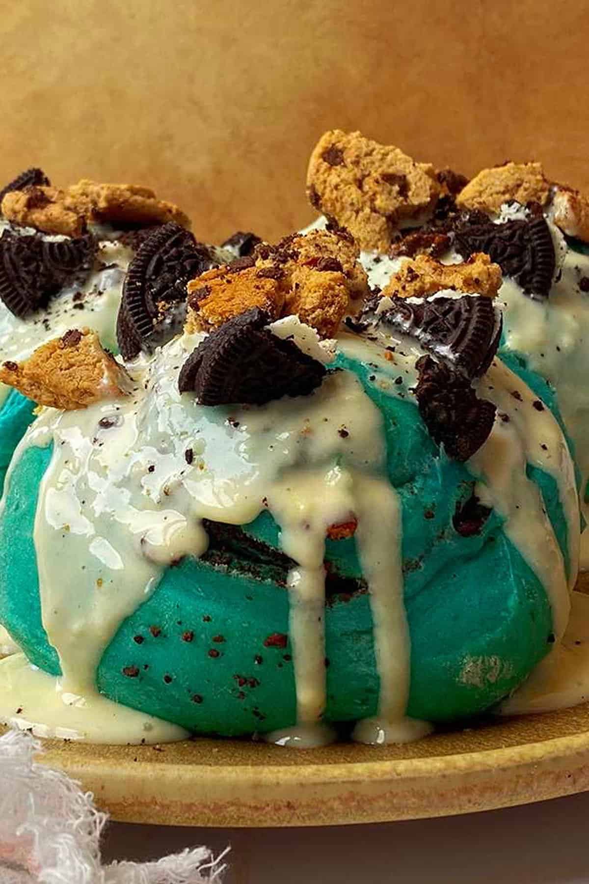 14. Cookie Monster Cinnamon Rolls _