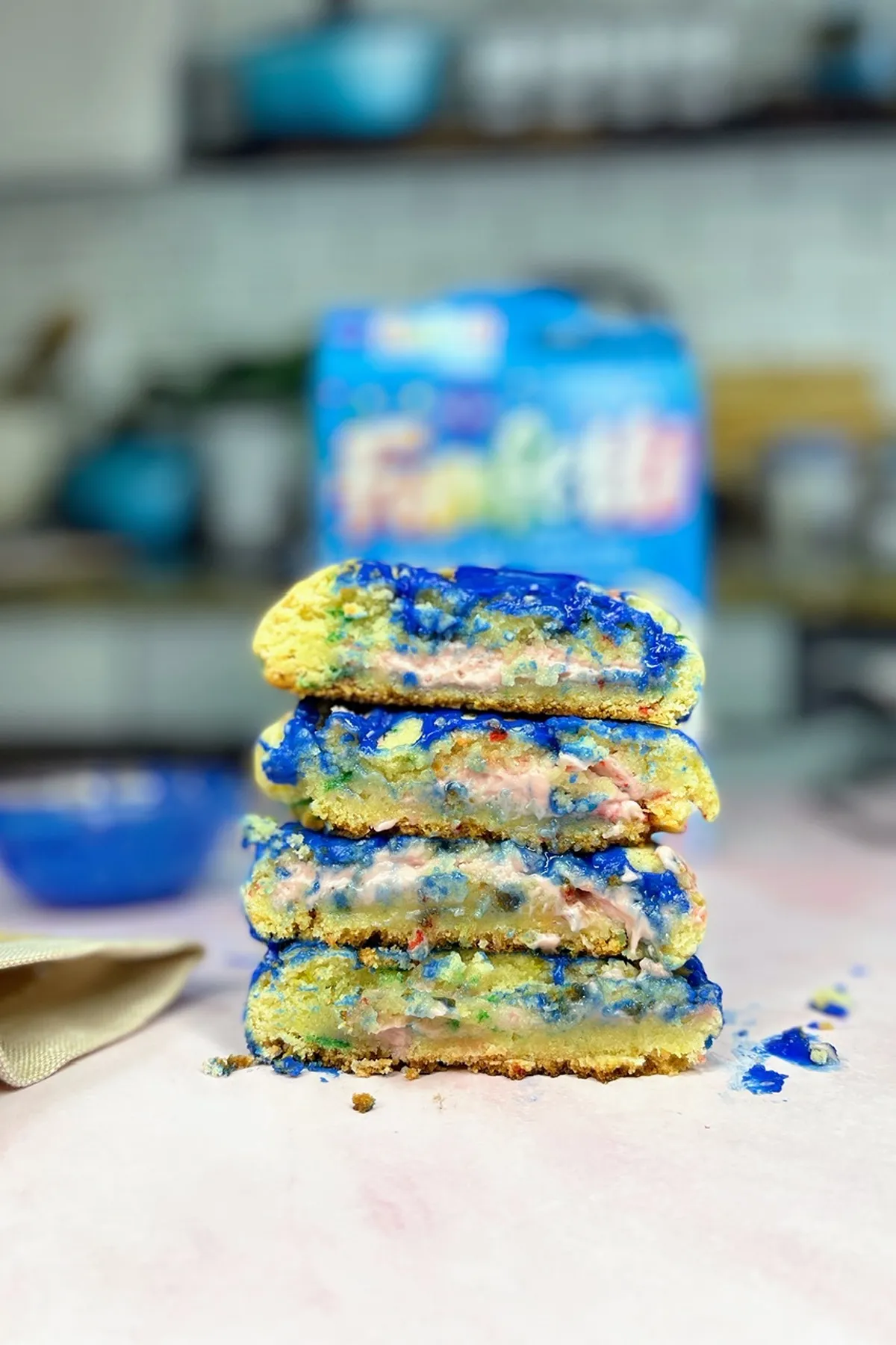 19. Funfetti Cheesecake Stuffed Cookies _