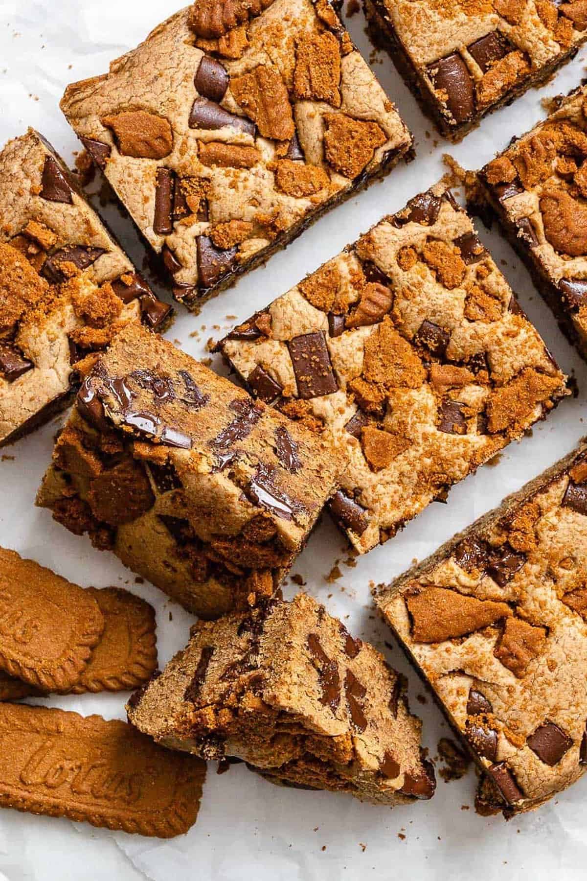 33. Vegan Biscoff Blondies _