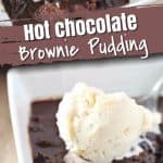 Hot Chocolate Brownie Pudding Cake