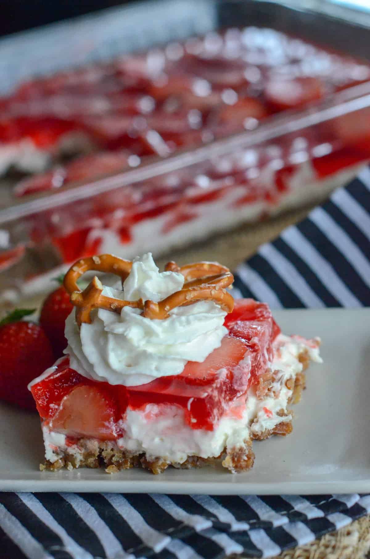 Strawberry Pretzel Salad The Gifted Gabber 16