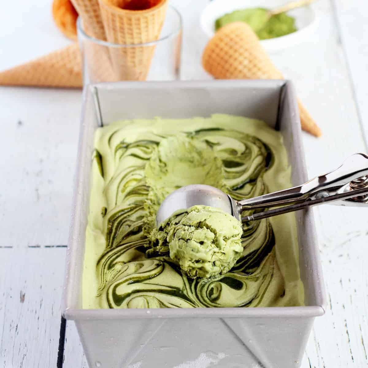 matcha ice cream featured image