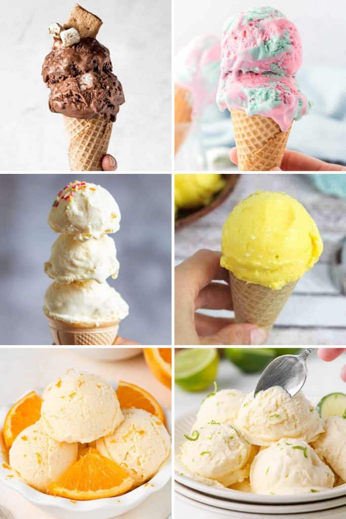 no churn ice cream collage 1