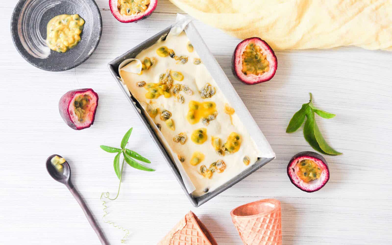 passionfruit ice cream
