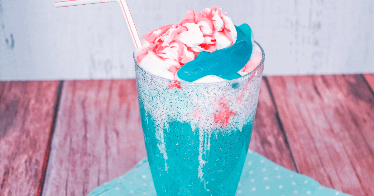 shark attack ice cream float fb