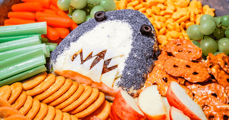 shark cuterie cheese ball fb