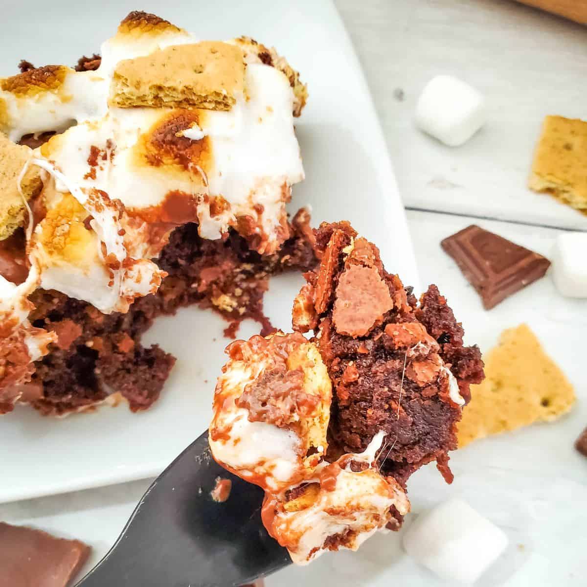 smores brownie