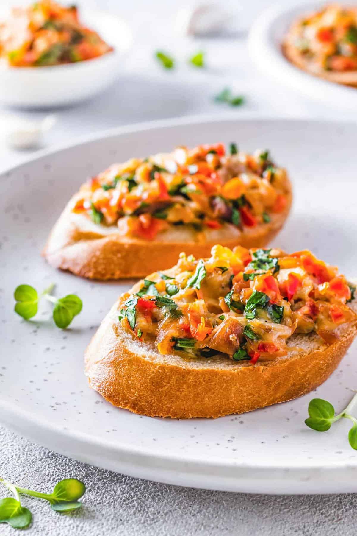 1. Chicken Bruschetta _