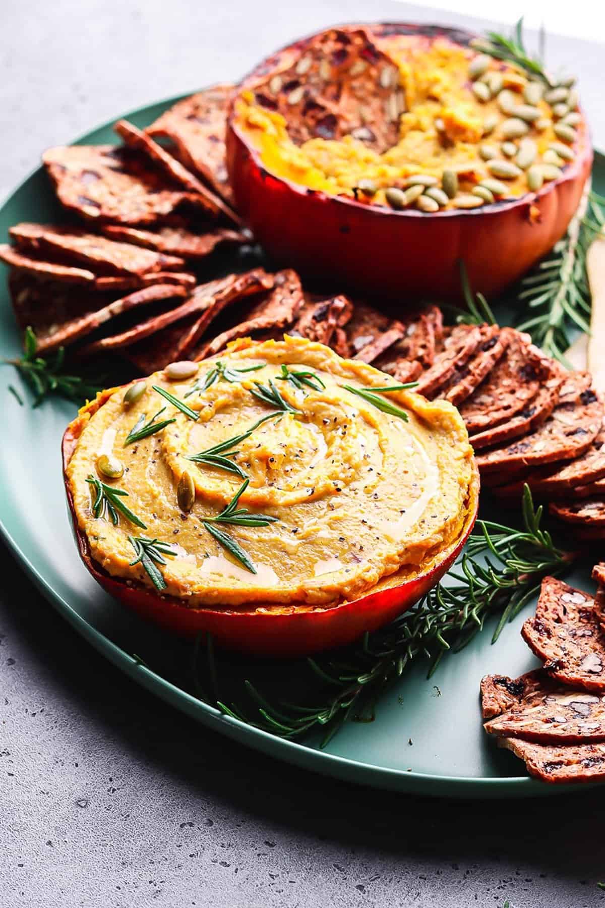 10. Pumpkin Dip With Goat Cheese _