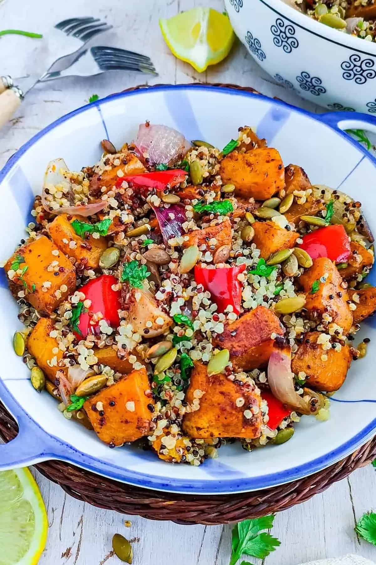 13. Roasted Pumpkin Quinoa Salad _