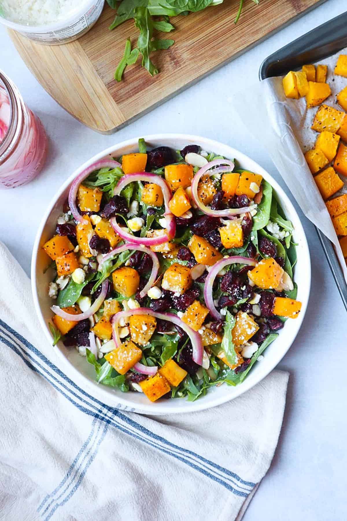 15. Butternut Beetroot Feta Salad _