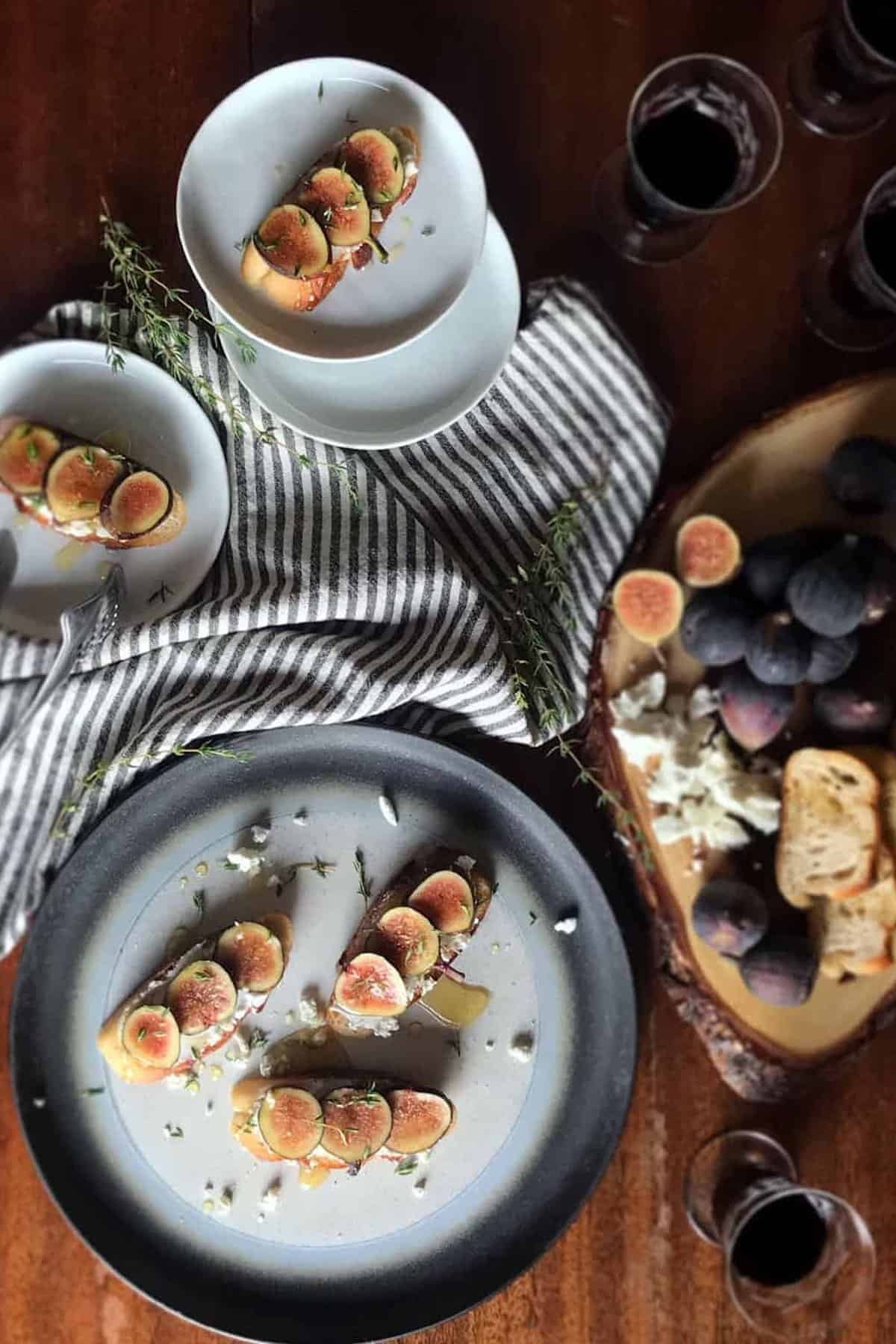 9. Fig _ Goat Cheese Crostinis _