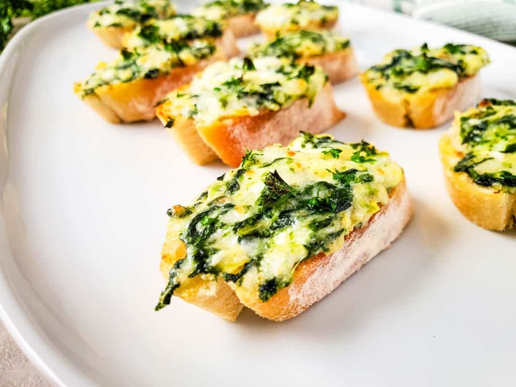 Spinach and Artichoke Crostini Set 1 4