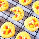 Candy Corn Cake Mix Cookies Set 4 2