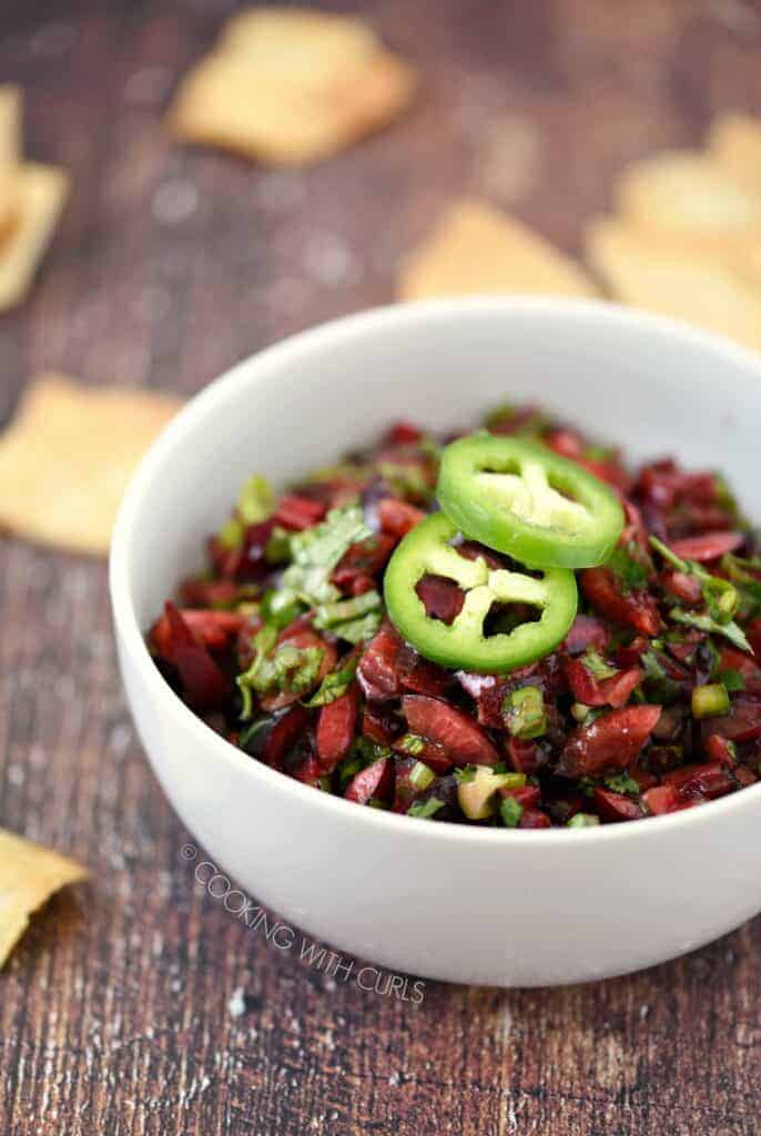 Fresh Cherry Salsa