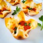 Pizza Wonton Cups Set 2 3