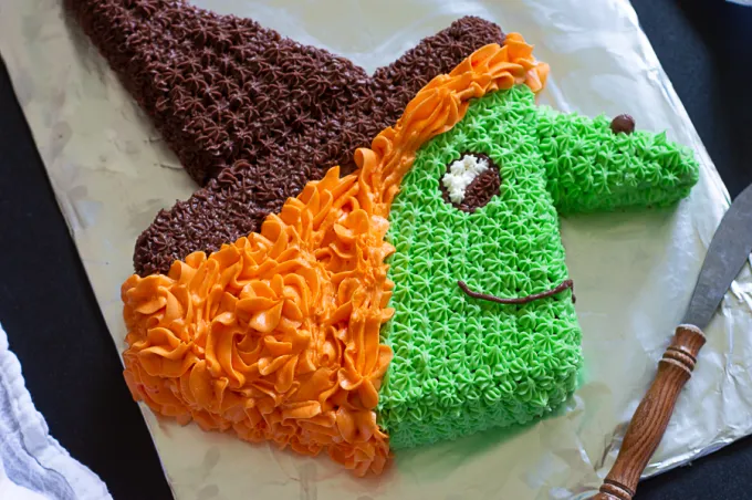 Witch Cut Up Cake 11