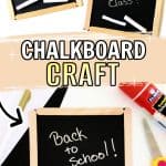 chalkboard craft pin