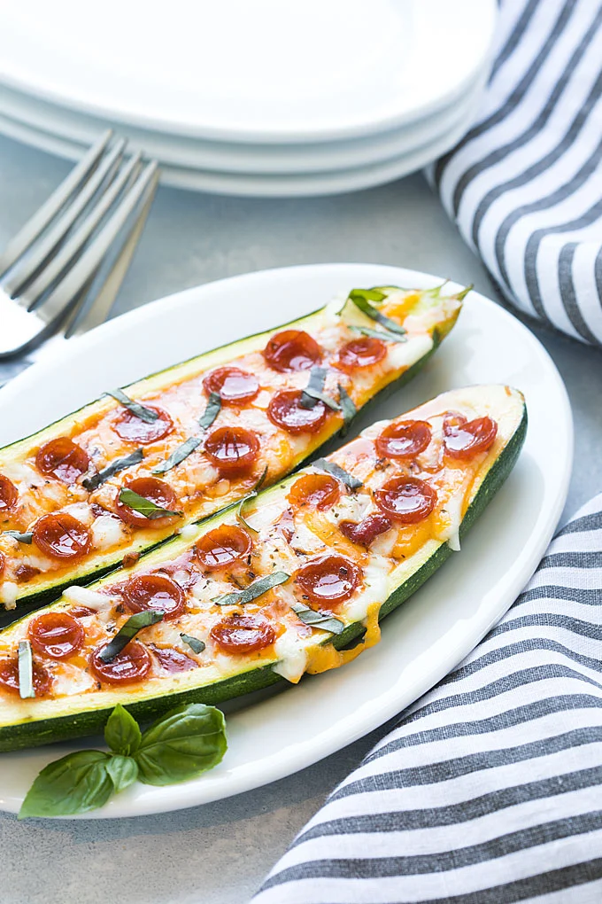 pizza zucchini boats 3