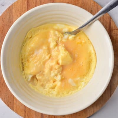 Easy Scrambled Eggs in the Microwave - A Crazy Family