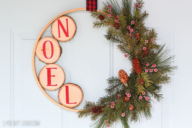 christmas embroidery hoopwreath 2757