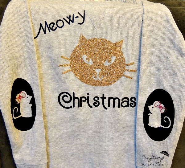 diy cat christmas sweater