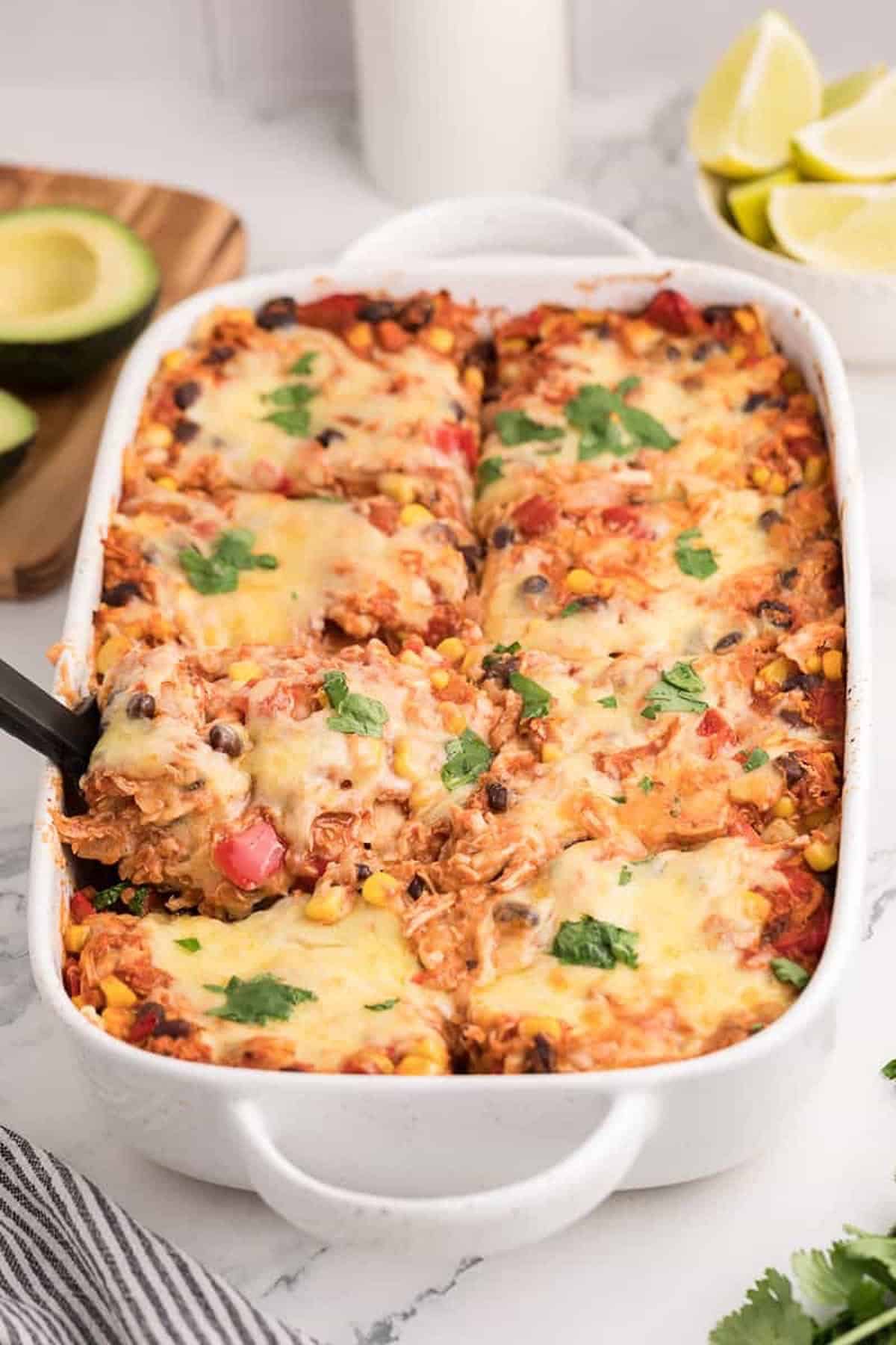 15. Chicken Enchiladas Casserole_